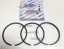 Кольца поршневые KOMATSU 6D95 4D95 B3.3 6204-31-2202, 6204-31-2200, 6204-31-2203 C6205312220, C6205312230, C6205312310 STD SDK04-019ZZ (STD) ORIG.  (На 1 порш)